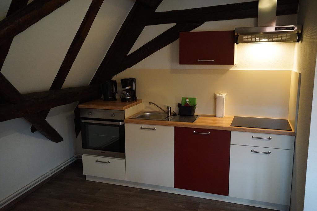 Apartamento Kaufmannshaus Anno 1613 Quedlinburg Habitación foto