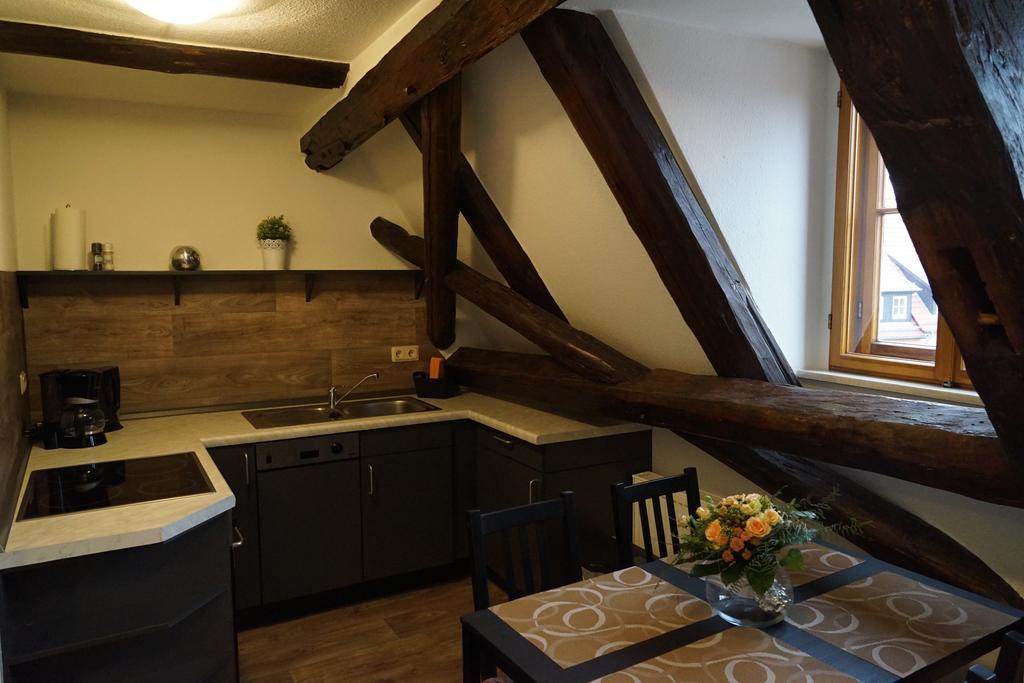 Apartamento Kaufmannshaus Anno 1613 Quedlinburg Habitación foto